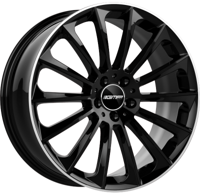 LLANTA GMP STELLAR 22 X 10.0 ET 20 5X112 Buje: 66,6 BLACK DIAMOND LIP