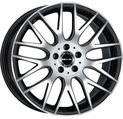 LLANTA MAK ARROW 21 X 10.0 ET 44 5X112 Buje: 66,6 BLACK MIRROR