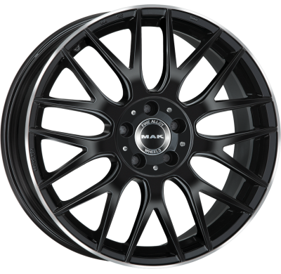 LLANTA MAK ARROW 20 X 9.00 ET 33 5X112 Buje: 66,6 GLOSS BLACK MIRROR RING