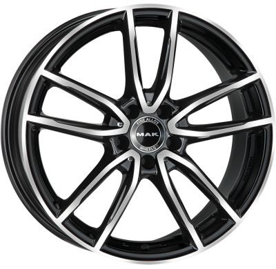 LLANTA MAK EVO 20 X 9.00 ET 41 5X112 Buje: 66,6 BLACK MIRROR