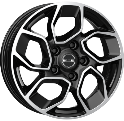 LLANTA MAK EXPRESS 17 X 7.00 ET 60 5X120 Buje: 65,1 BLACK MIRROR