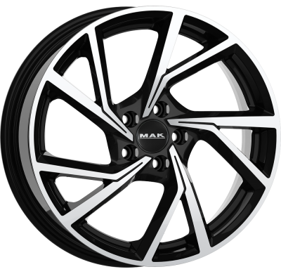 LLANTA MAK KASSEL 20 X 8.00 ET 45 5X112 Buje: 57,1 BLACK MIRROR