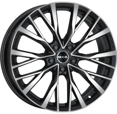 LLANTA MAK KENT 20 X 8.50 ET 42 5X108 Buje: 63,4 BLACK MIRROR