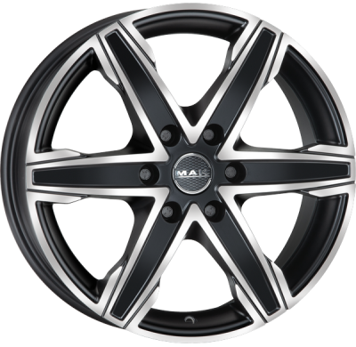 LLANTA MAK KING 6 16 X 7.00 ET 30 6X114.3 Buje: 66,1 ICE BLACK