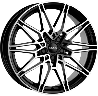 LLANTA MAK KOENIG BLACK MIRROR 17 X 7.50 5X120 ET34 BUJE: 72,6