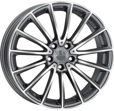 LLANTA MAK KOMET 17 X 7.50 ET 36 5X112 Buje: 66,6 GUN METALLIC MIRROR FACE