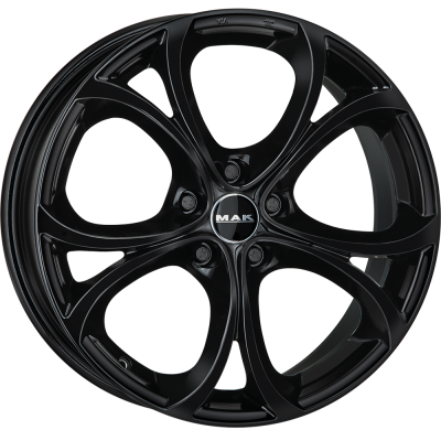 LLANTA MAK LARIO 19 X 9.50 ET 42 5X110 Buje: 65,1 GLOSS BLACK