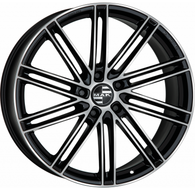 LLANTA MAK LEIPZIG-D 22 X 11.5 ET 52 5X130 Buje: 71,6 BLACK MIRROR