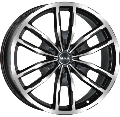 LLANTA MAK PEAK 20 X 9.00 ET 25 6X139.7 Buje: 100,1 BLACK MIRROR