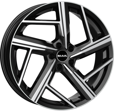 LLANTA MAK QVATTRO 20 X 9.00 ET 42 5X112 Buje: 57,1 BLACK MIRROR