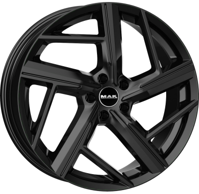 LLANTA MAK QVATTRO 20 X 8.50 ET 38 5X112 Buje: 57,1 GLOSS BLACK