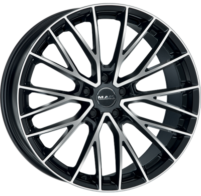 LLANTA MAK SPECIALE-D 19 X 9.50 ET 42 5X112 Buje: 66,6 BLACK MIRROR