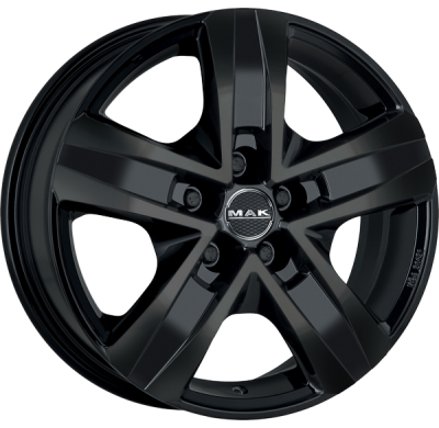 LLANTA MAK STONE 5 VAN 15 X 6.50 ET 52 5X160 Buje: 65,1 GLOSS BLACK