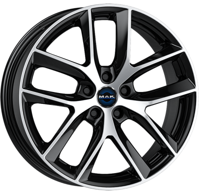 LLANTA MAK VOLTAGE 19 X 8.00 ET 40 5X120 Buje: 64,1 BLACK MIRROR