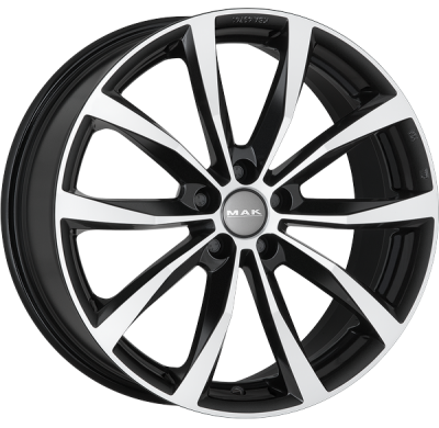 LLANTA MAK WOLF 19 X 7.00 ET 43 5X112 Buje: 57,1 BLACK MIRROR