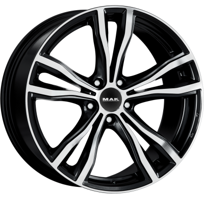 LLANTA MAK X-MODE 20 X 10.0 ET 40 5X120 Buje: 74,1 BLACK MIRROR