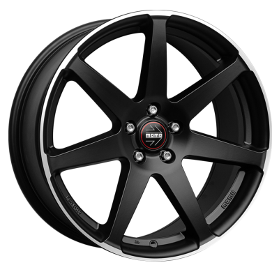 LLANTA MOMO SEVEN 18 X 8.00 ET 42 5X112 Buje: 72,3 MATT BLACK POLISHED