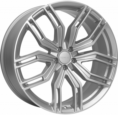 LLANTA ROMAC CATALINA 22 X 9.50 ET 42 5X108 Buje: 63,4 SILVER