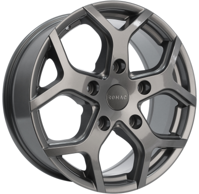 LLANTA ROMAC COBRA 16 X 6.50 ET 50 5X160 Buje: 65,1 GLOSS GREY
