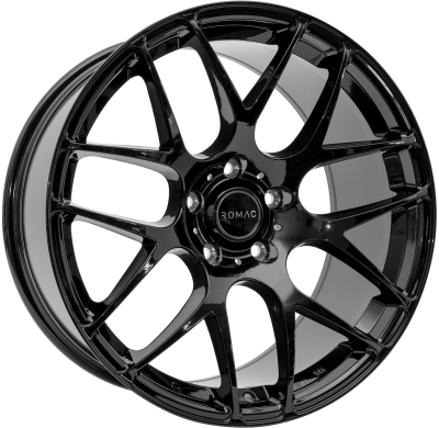 LLANTA ROMAC RADIUM 18 X 8.00 ET 38 5X105 Buje: 73,1 GLOSS BLACK
