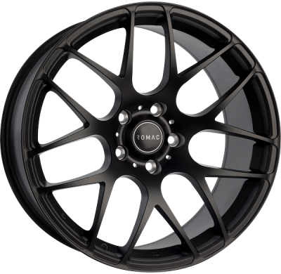 LLANTA ROMAC RADIUM 18 X 8.00 ET 35 5X100 Buje: 73,1 SATIN BLACK