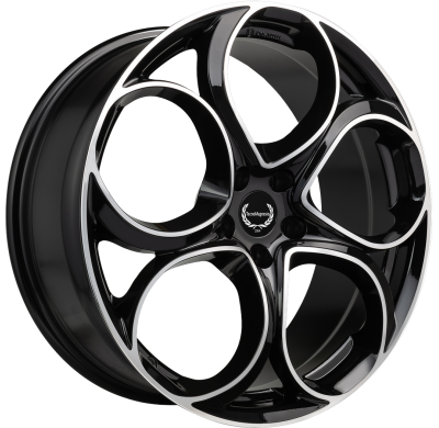 LLANTA TECNOMAGNESIO JUNIOR BLACK MIRROR  18 x 8.00  ET:34 5X110 Buje: 65,1