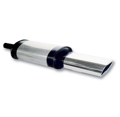 Silenciador Universal Inox  148x76