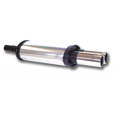 Silenciador Universal Inox  2x76