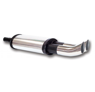 Silenciador Universal Inox  2x76 Dtm