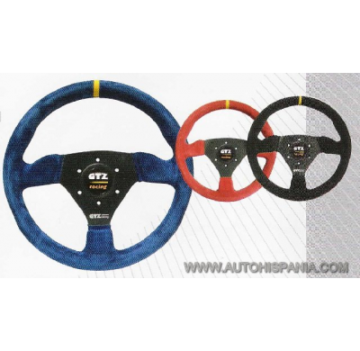 Smart Color Vuelta Negro Diametro 300 - Gtz Volantes Para Competicion Desplazados De 90 Mm, Semi-Desplazados De 70 Mm Y Pianos D