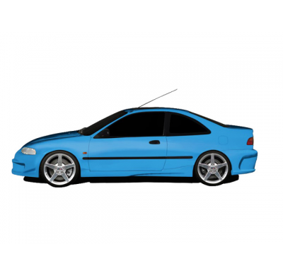 Taloneras Honda Civic 92 Coupe Demolition