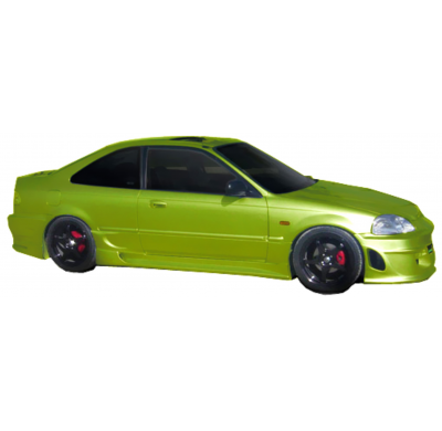 Taloneras Honda Civic 98 Coupe Twister