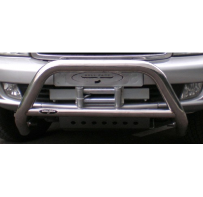 Tata Safari Big-Bar Inox 76 Mm Baja Con Traviesa Tubo Homolg Cee (Bull-Face)