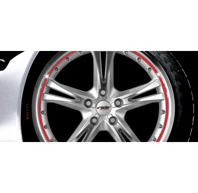 Tira Adhesiva Reflectante Llanta Amarillo  640 Cm Largo