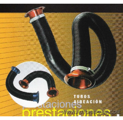 Tubos Aireacion Tubo 100mm Reforzado Boca Alu. Rojo