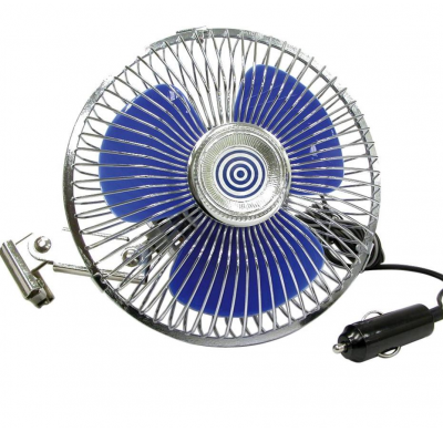 Ventilador Metal 12v Oscilante 20cm