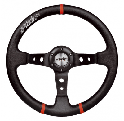 Volante Gravel Eco Piel Negra Caliz 9cts