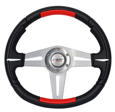 Volante Simoni Apogee Piel  Roja