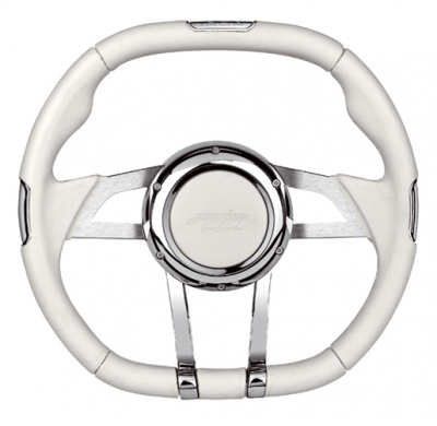 Volante Simoni Iron Piel Blanca