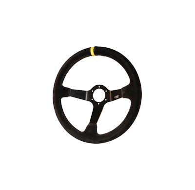 Volante Simoni Racing  'Carrera' Negro ø350mm