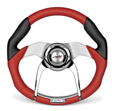 Volante Simoni Torque Piel Lux Roja