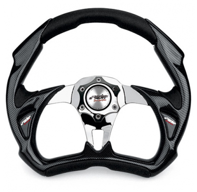 Volante Simoni X5 Carbon Look  Piel Negra