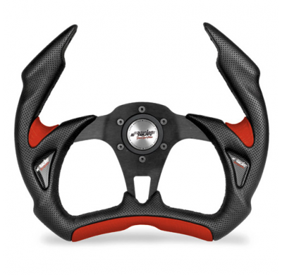 Volante Simoni X5  Stealth  Poli. Rojo