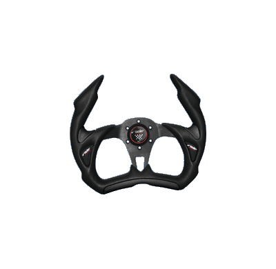 Volante Simoni X5 Stealth Poly Pelle Black 350mm +