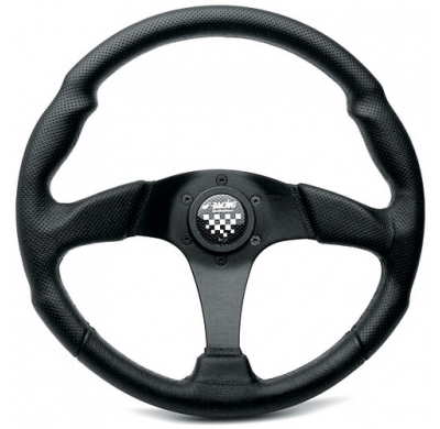 Volante X2  350 Poliuretano Negro-Brazos Negros