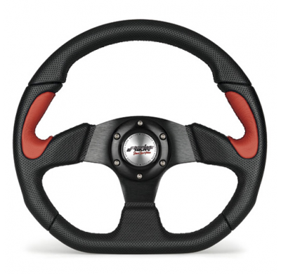 Volante X2 Color 350 Poliu. Rojo-Brazos Negro