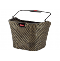 RIXEN &amp; KAUL KLICKfix Structura plastic basket with handle - bronze