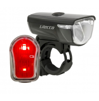 Litecco Set of Lights Front&amp;rear Shine &amp; Cando 30 Lux