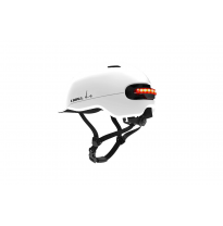 Livall C20 White City Helmet With Braking Light and Sos Alarm Size 54-58 Cm