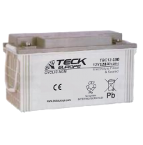 Bateria Teck Cyclic Agm 12v Referencia: Tbc12-130 - Voltaje 12 - Capacidad (Ah-20h) 128 - Dimensiones: L(Mm) 408 - an (Mm) 177 -